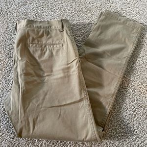 Haggar Mens Khaki Dress-ish Pants Slim 34/32